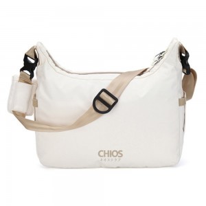 【飛ぶ! 旅行系列】CHIOS CLUB -  RainX 旅行用防水CrossBody Bag 連Airpod 保護套 白